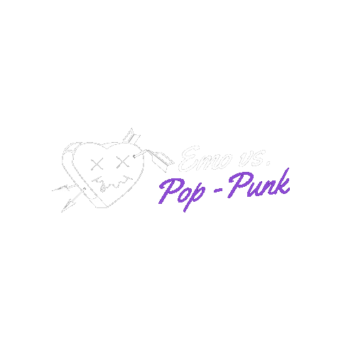 Emo vs. Pop-Punk Sticker