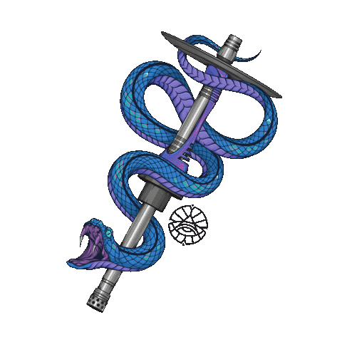 Alpha Hookah Sticker by Anton Studnev