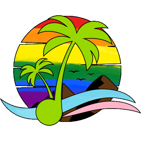 Long Beach Pride Sticker by Island Pitch - Do Cool Things the Right Way™