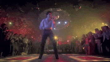 cinematic travolta saturday night fever febbre sabato sera GIF