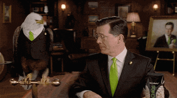 Stephen Colbert Fist Bump GIF