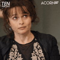 Helena Bonham Carter Wow GIF by Acorn TV