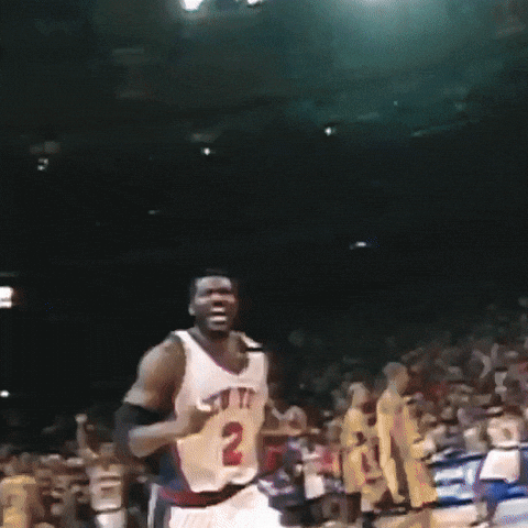 Larry Johnson Fist Pump GIF
