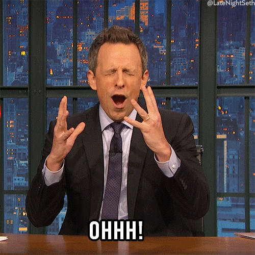 Seth Meyers Pain GIF by Late Night with Seth Meyers