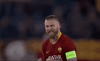 angry de rossi GIF by AS Roma