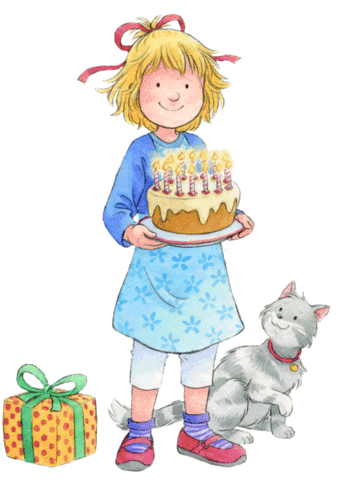 Party Kuchen Sticker by Carlsen Kinderbuch