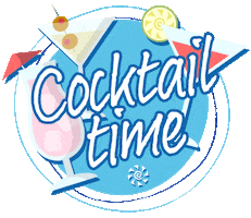 Cocktail Time Party Sticker by Celestyal Cruises