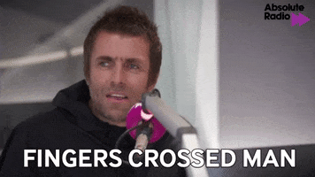 Liam Gallagher Fingers GIF by AbsoluteRadio