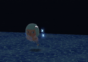 Animal Crossing Mermaid GIF
