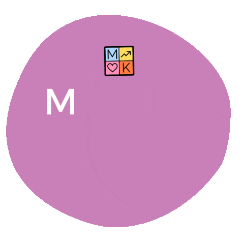 Mk Sticker by Mariola Kurczynska