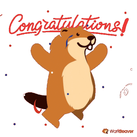 Party Success Sticker by WorkBeaver
