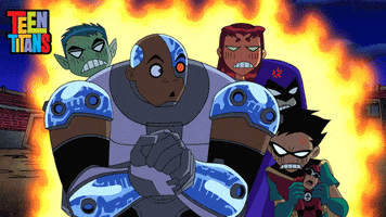 Teen Titans Fire GIF by Cartoon Network