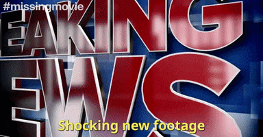Missing Breaking News GIF by Sony Pictures
