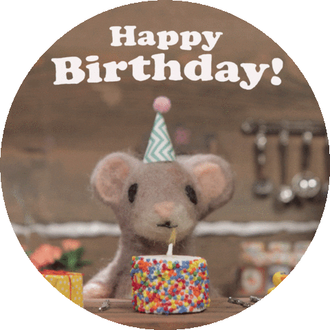 Happy Birthday Sticker by Mouse