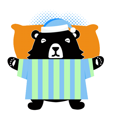 Good Night Sticker by OCACOCNA