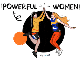 Friends Woman Sticker by Bewe Software