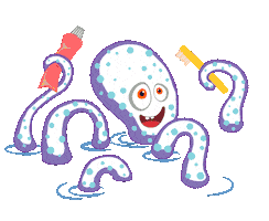 Doodle Brush Sticker by Kinder Bueno Russia