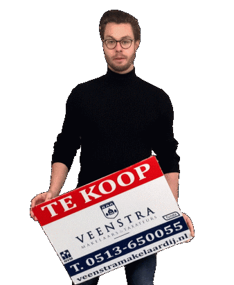 Te Koop Sticker by Veenstra Makelaardij
