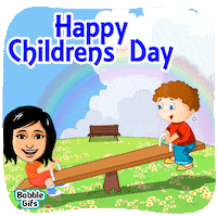 Happy World Childrens Day GIF by Bobble