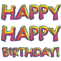 Happy Birthday Celebration Sticker By Alexandra Five For Ios Android Giphy