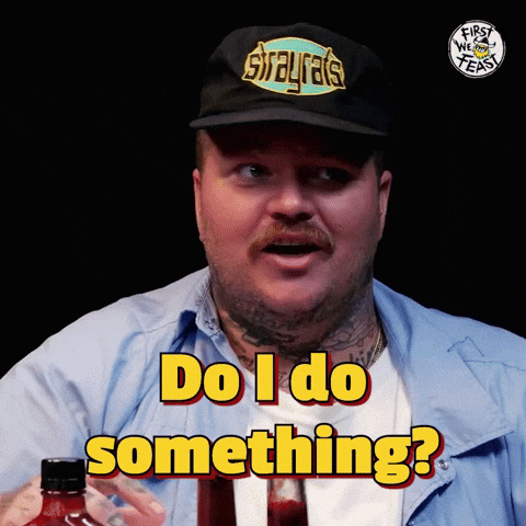 What Do I Do Hot Ones GIF by First We Feast