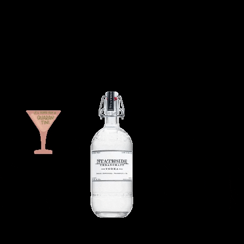 statesidevodka drinks cocktail vodka martini GIF