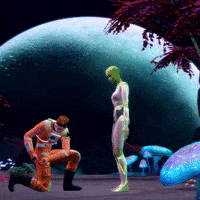 Happy Space GIF by The Sims