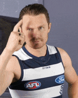 Patrick Dangerfield Thinking GIF by geelongcats