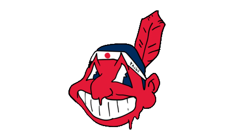 Cleveland Indians Baseball Sticker by deladeso for iOS & Android