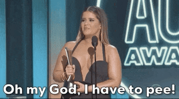 I Have To Pee Maren Morris GIF by Academy of Country Music Awards