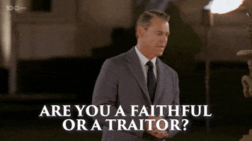 Question Are You Sure GIF by The Traitors Australia