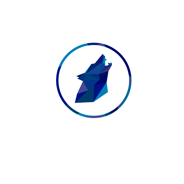 Wolf Travel Sticker