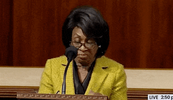 Maxine Waters Lead GIF by GIPHY News