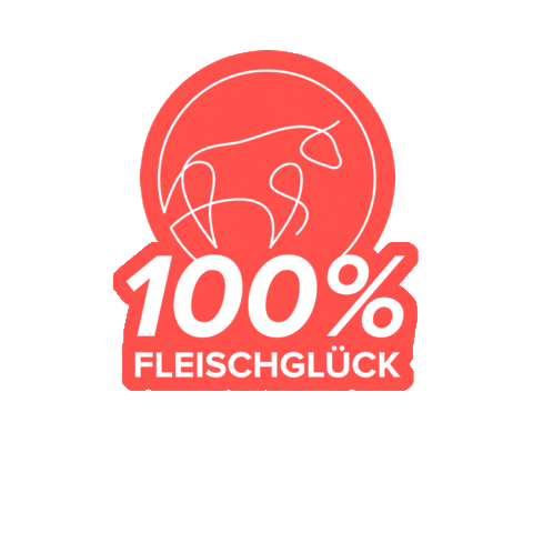 Fleischglück Sticker