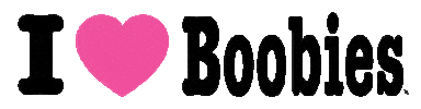 i love boobies Sticker