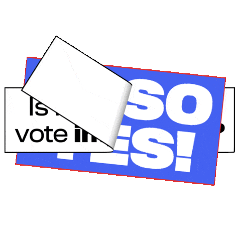 Vote Register Sticker by The Soze Agency
