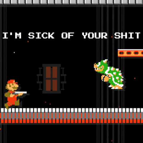 Super Mario Bros Gun GIF