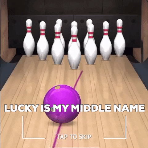 wannaplay fail bowl bowling unlucky pin GIF