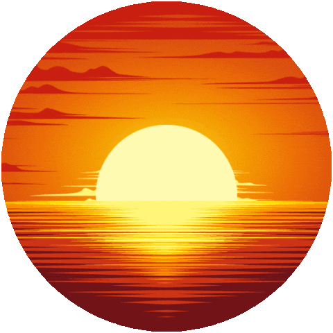 Sunset Idl Sticker by SPIE