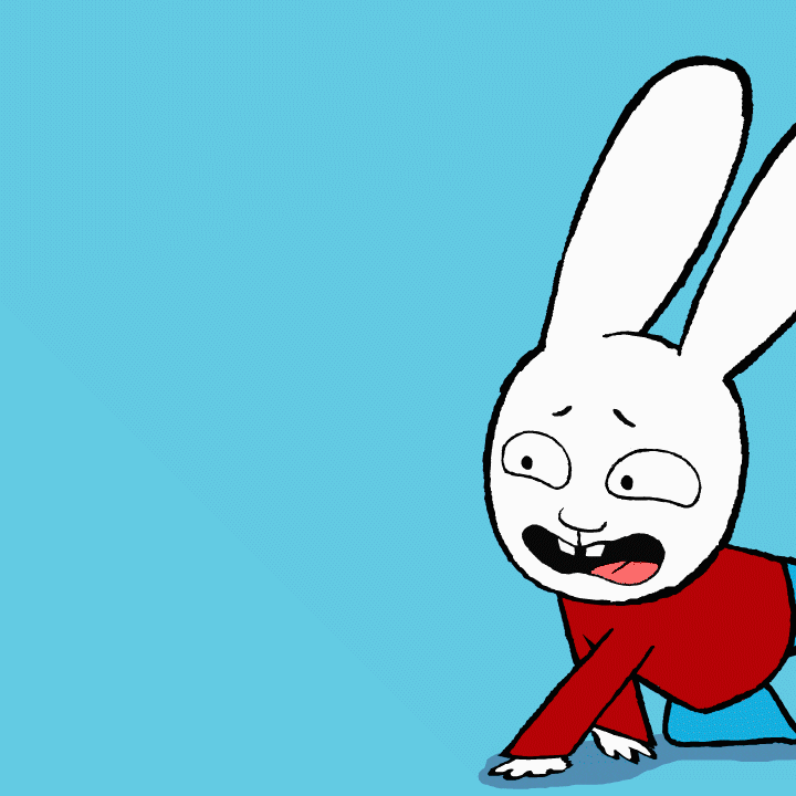 Scared Simon GIF by simon_superrabbit - Find & Share on GIPHY