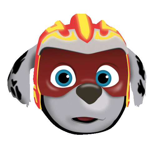 Confused Marshall Sticker by PAW Patrol: The Mighty Movie
