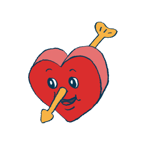 Heart Valentine Sticker