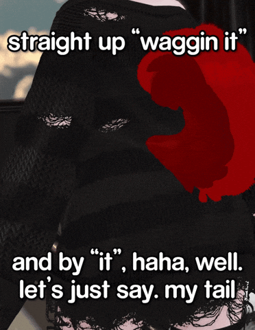 Vrchat Wagging Tail GIF