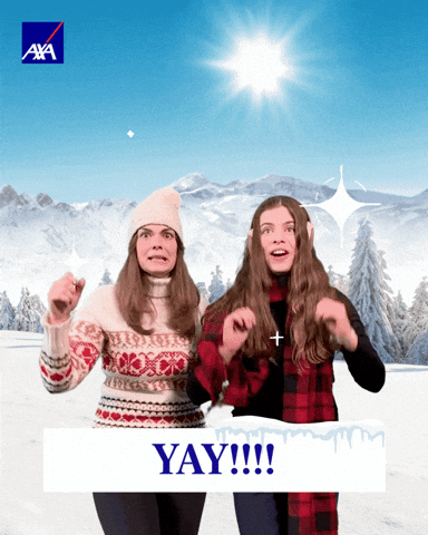Snow Winter GIF by AXA_Deutschland