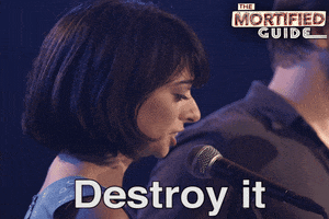 destroy it kate micucci GIF by mortifiied