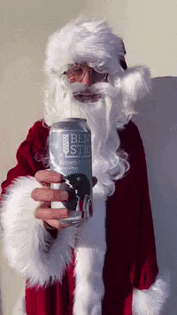 Cheers Santa GIF by Bent Stick Brewing