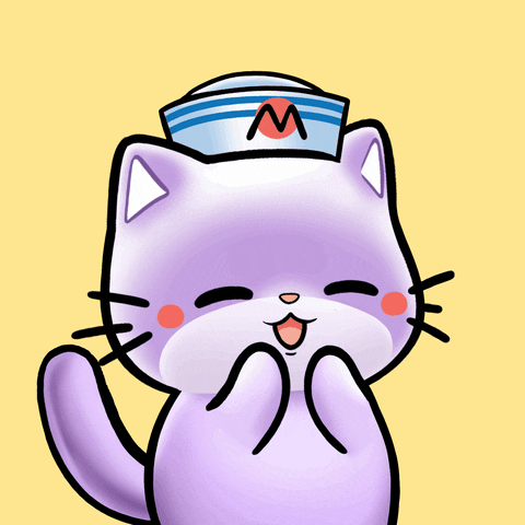 Excited Cat GIF by Mochimons