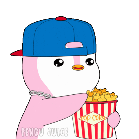 Michael Jackson Popcorn Sticker by Pengu Juice Co.