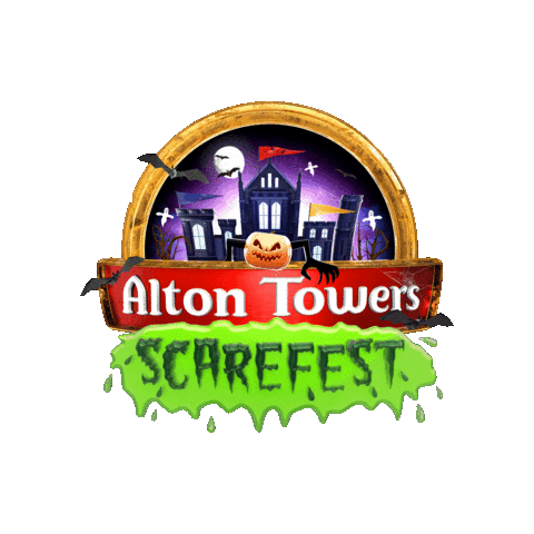 Halloween Scarefest Sticker by Alton Towers Resort