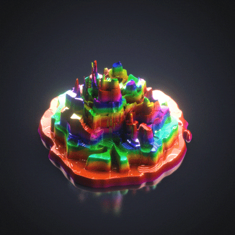 Loop Rainbow GIF by xponentialdesign
